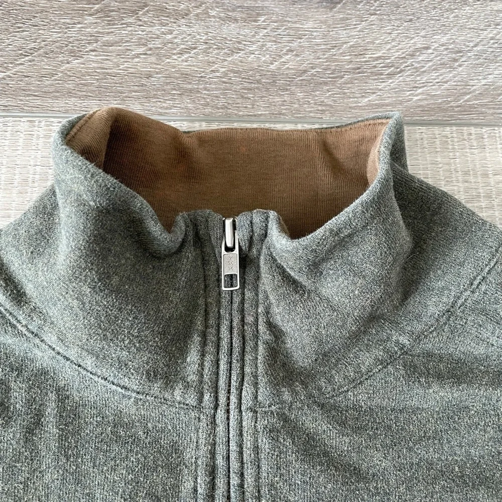J. Crew Half-Zip Pullover in Heathered Olive